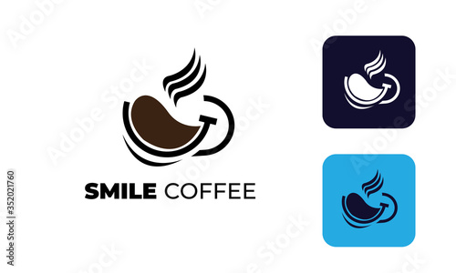 coffee shop logo, cafe logo or for  design mug or cup your brand