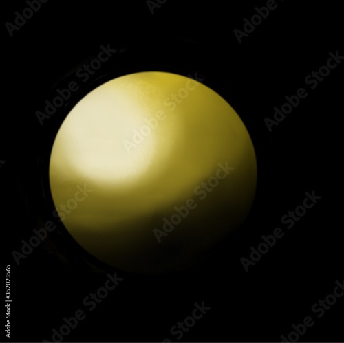 illustration of a golden ball