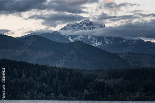 Mountainous Evening In Spring
 photo