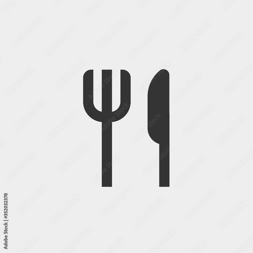 cutlery icon vector illustration for website and graphic design cutlery icon vector illustration for website and graphic design