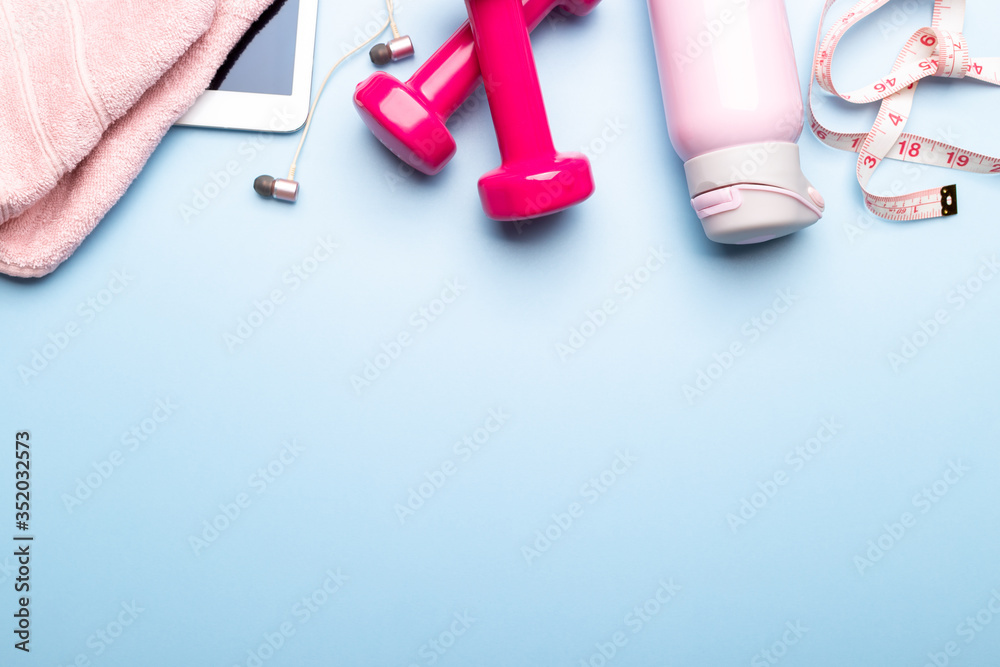 Fitness concept flat Fitness concept flat