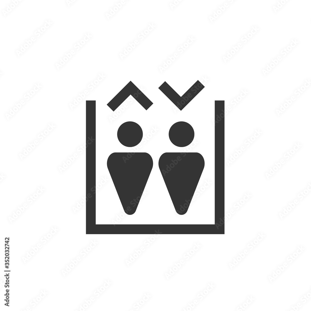 elevator icon vector illustration sign elevator icon vector illustration sign