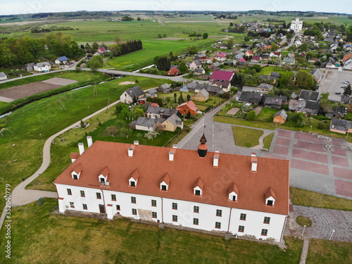 Small town Kraziai in Samogetia, Lithuania photo