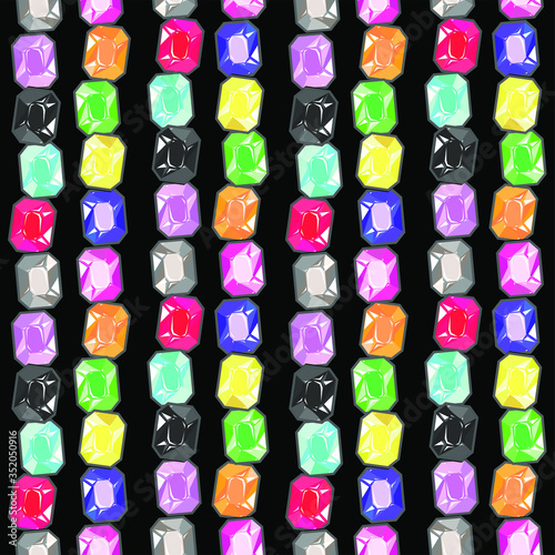 Cristal Colored Line Background Pattern Seamless