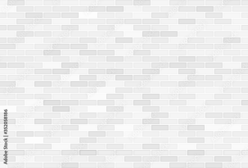 White brick wall background