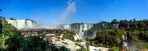 Foz do Iguaçu Falls, one of the world's great natural wonders, on the border of Brazil and Argentina.
