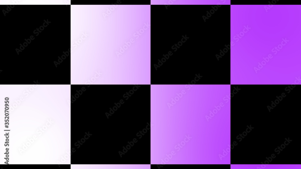Fototapeta premium New white and purple checker board abstract background