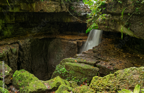 Mayei Cave In Ecuador Waterfall Entrance photo