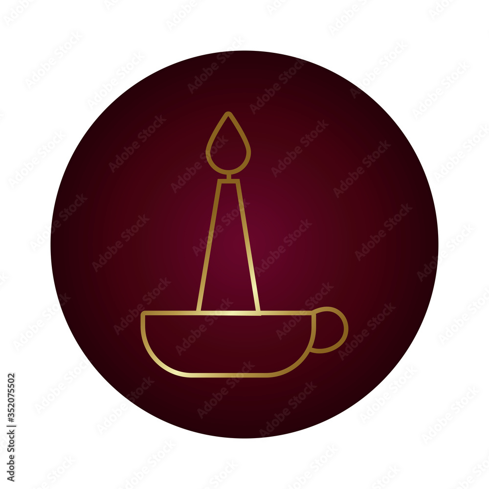candle fire flame block gradient style candle fire flame block gradient style