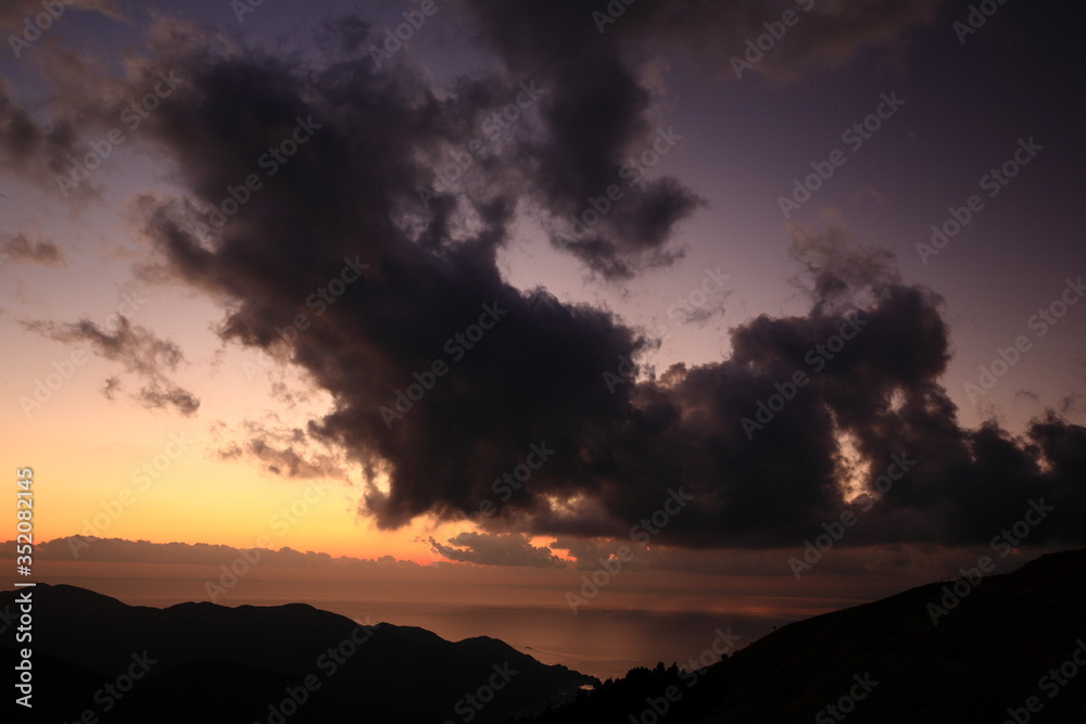 伊豆・仁科峠の夕焼け