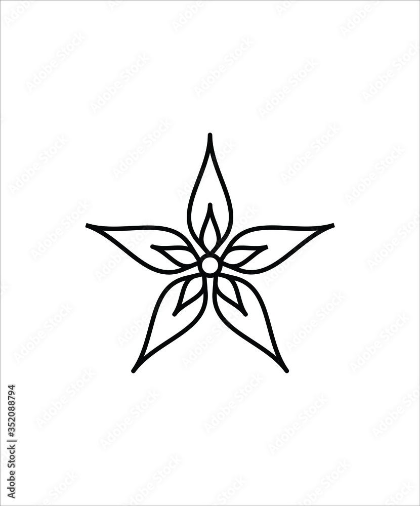 flower icon,vector best line icon. flower icon,vector best line icon.