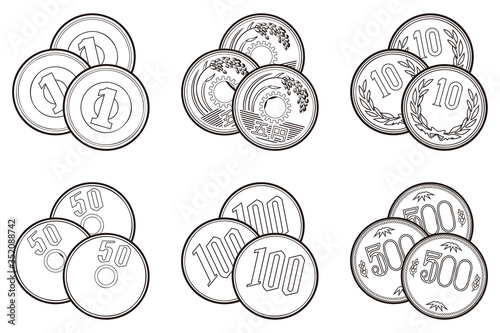 硬貨黒3枚セット