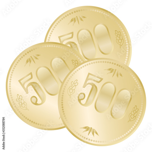 五百円硬貨3枚