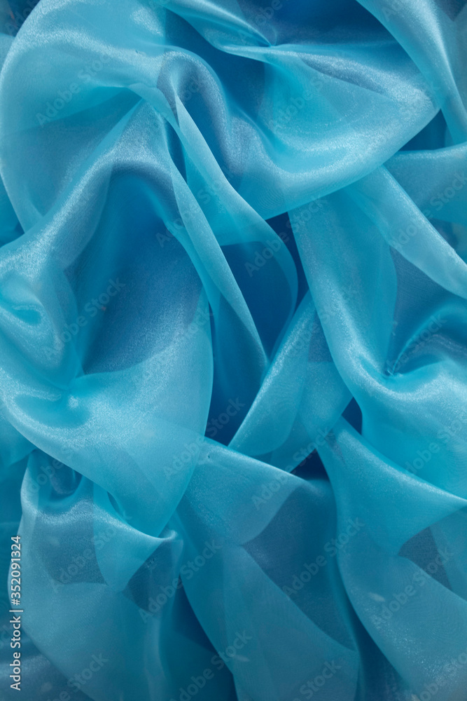 Fototapeta premium Blue Fabric