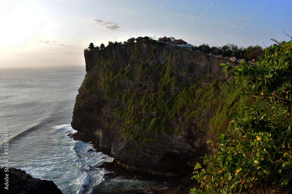 Stunning view of Uluwatu cliff, Bali. Indonesia