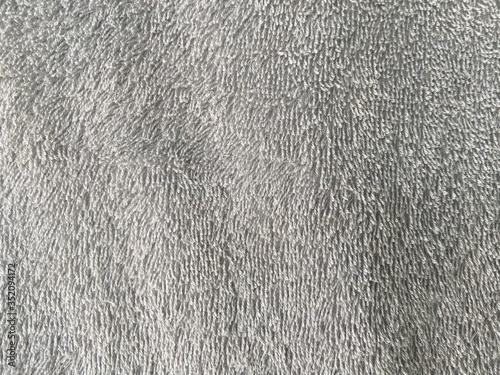 Close up abstract texture background Gray wool pattern with wrinkles.