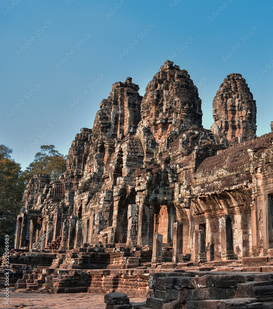 Bayon temple in Siempre Reap