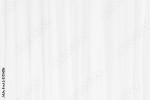 Abstract Background on isolated. Abstract white waves. Wave from Curtain. White wave background.