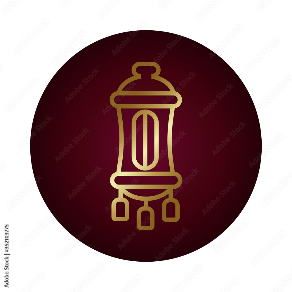 ramadan kareem lamp block gradient style ramadan kareem lamp block gradient style