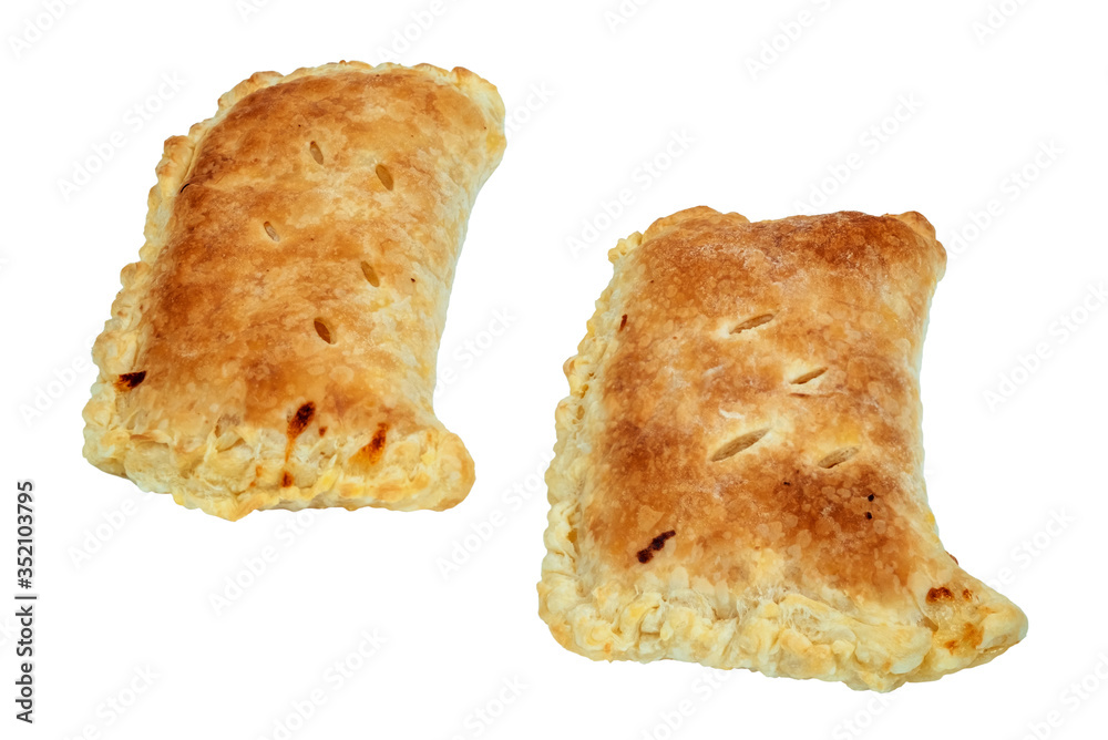 Khachapuri puff pastry with cheese
