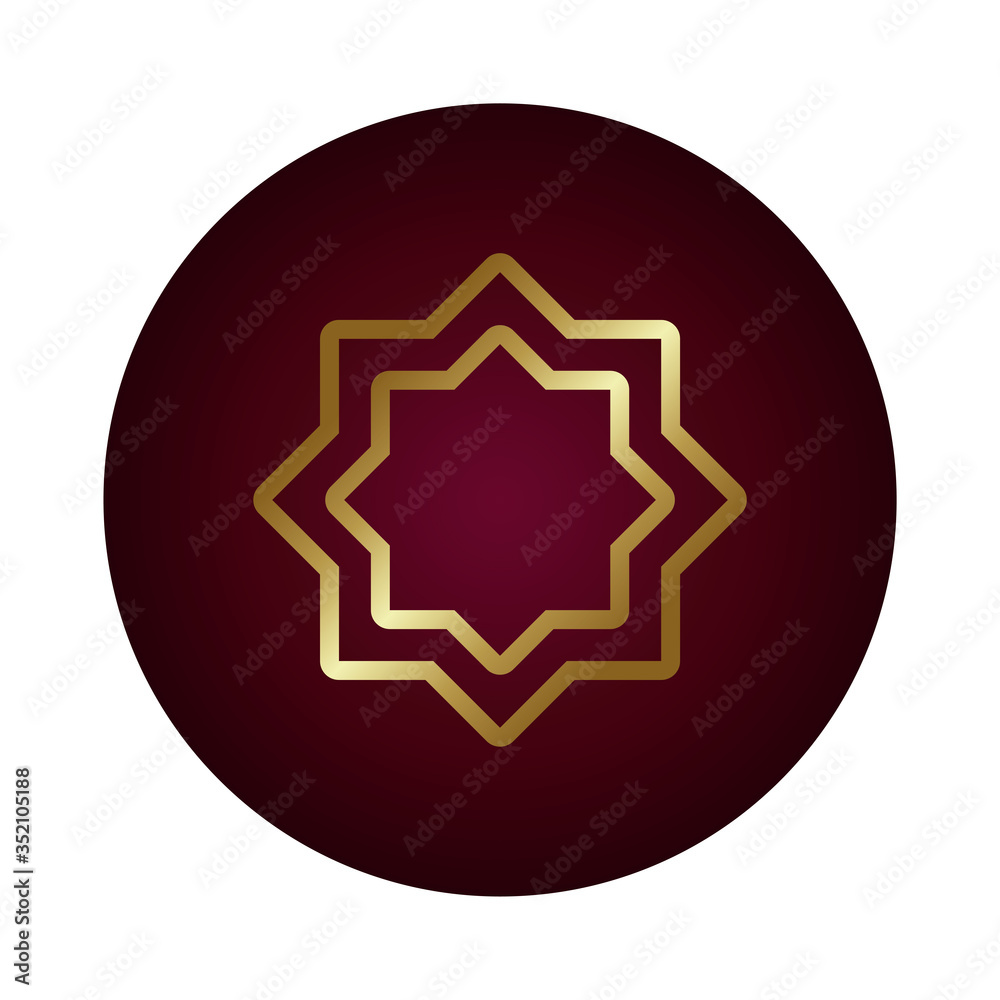 star symbol block gradient style icon star symbol block gradient style icon