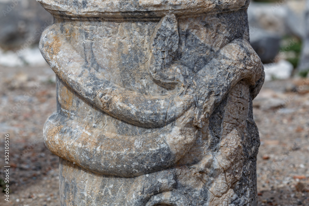 Ruins of Knidos ancient city and port, Turkey Ruins of Knidos ancient city and port, Turkey