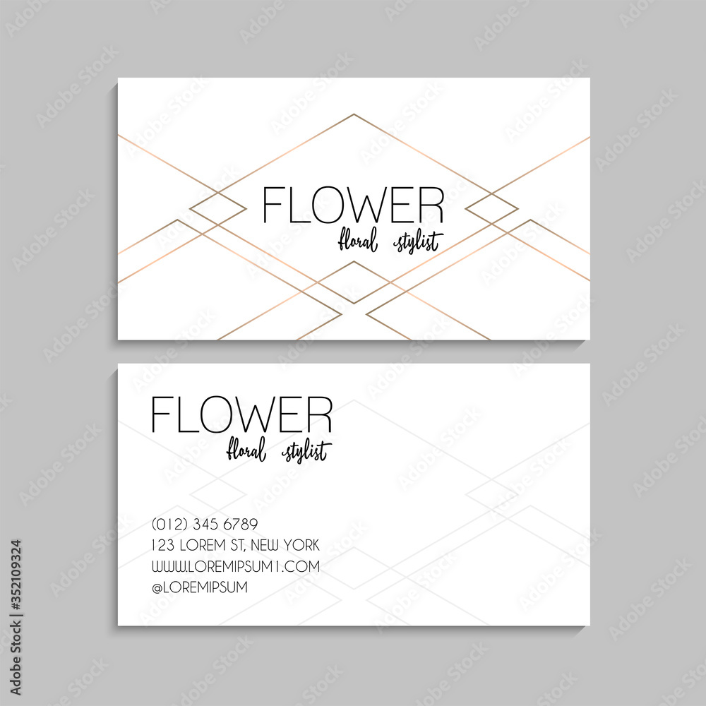 Business cards template. Geometric pattern Business cards template. Geometric pattern