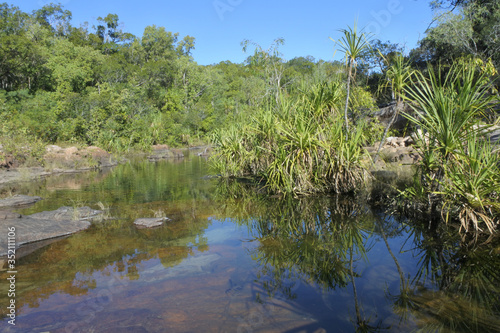 Rock pools at Kakadu National Park in the Territory of Australia
