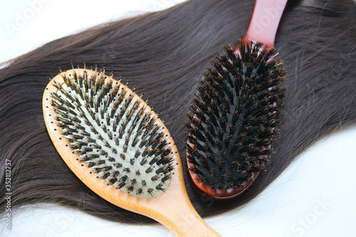 Boar Hair Bristle Brush