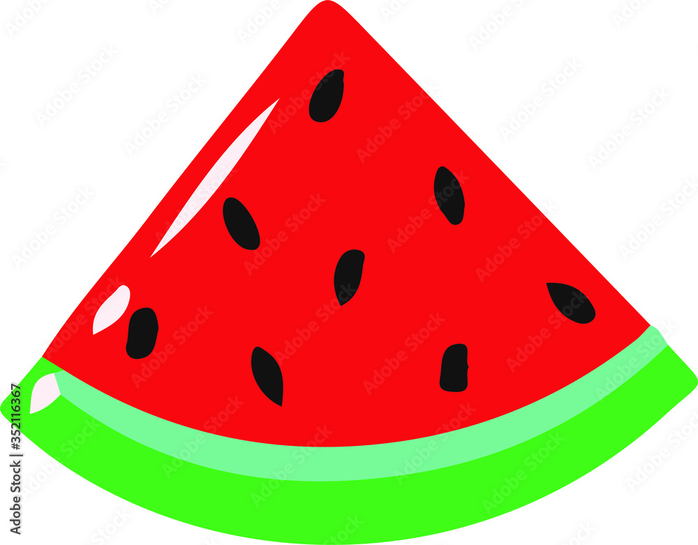 watermelon piece triangle cartoon vector illustration pattern watermelon piece triangle cartoon vector illustration pattern