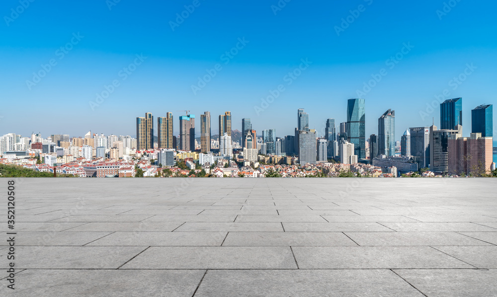 Obraz premium Urban roads and architectural landscape
