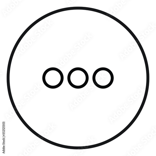 Menu, More, List, Option Button / Icon