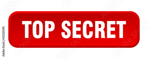 top secret button. top secret square 3d push button