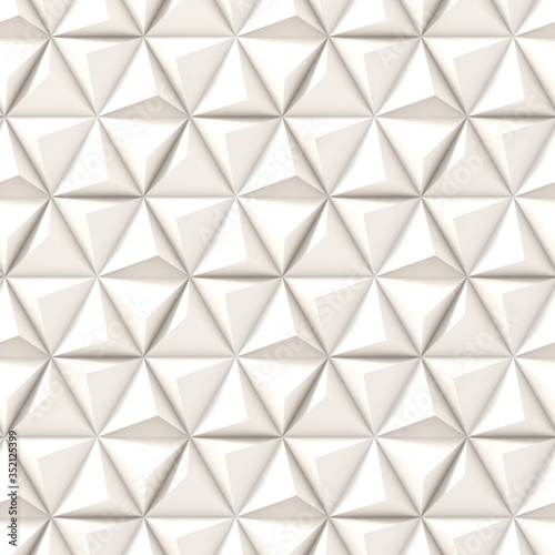 3d illustration of seamles parametric pattern