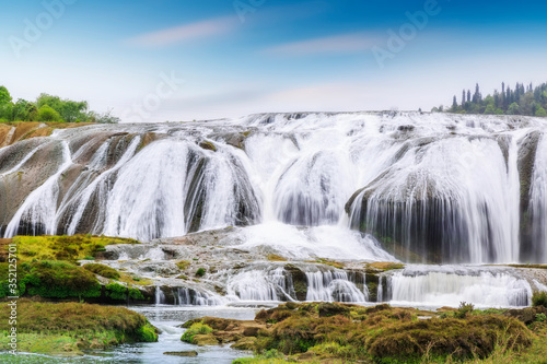 Natural landscape of Huangguoshu waterfall in Guizhou.. © 昊 周