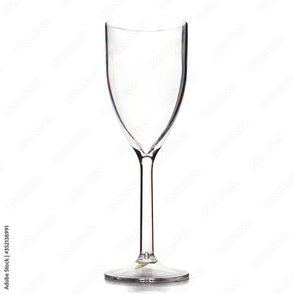 Realistic wine glass. Realistic wine glass.