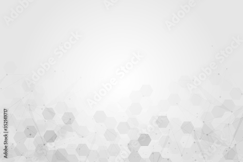 health care and science icon pattern medical innovation concept background vector design.