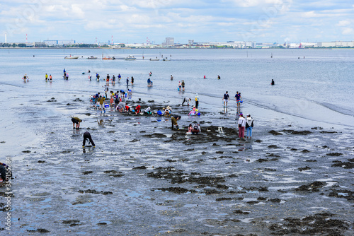 潮干狩り