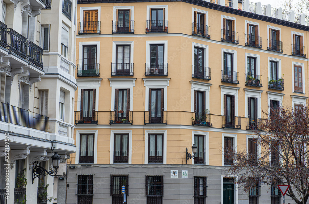 Facades of Madrid
