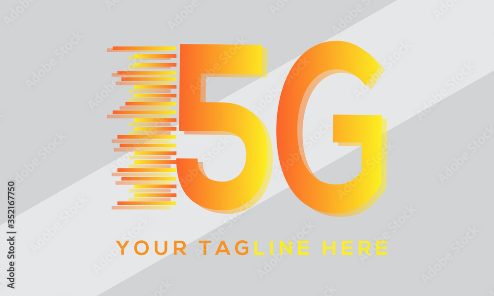 5g logo design vector graphic element. 5g vector icon. 5g logo design vector graphic element. 5g vector icon.