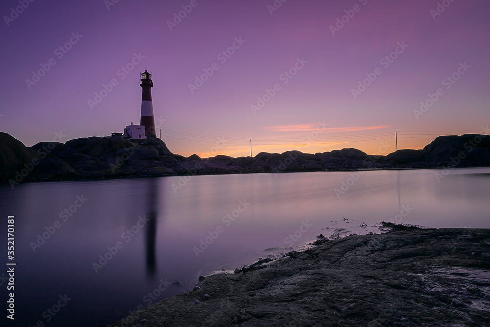 Lighthouse in the sunset