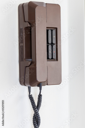 Telefonhörer von einer Türsprechanlage