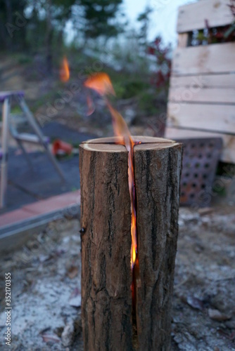 Enjoy the Swedish torch at the camp