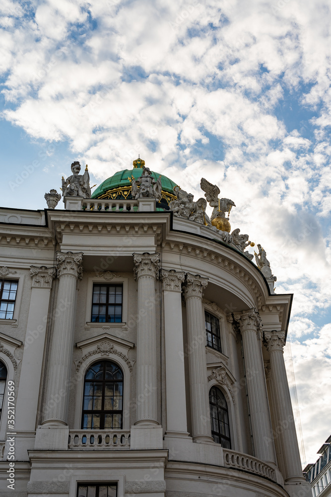 Hofburg Palace in Vienna Wien, Austria.