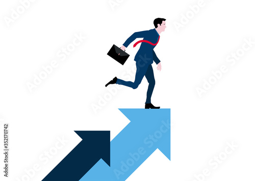 uomo d'affari, successo, affari, lavoro, lavorare, corsa, correre	
