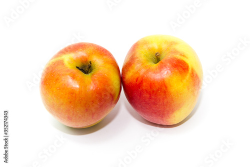 Frische Reife und Saftige Äpfel 