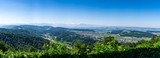 Vistas panoramicas desde la cima del monte Uetliberg en Zurich Suiza