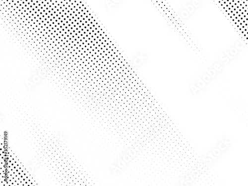 Abstract halftone dotted background. Monochrome pattern with dot and circles. Vector modern futuristic texture for posters, sites, business cards, postcards, interior design, labels and stickers