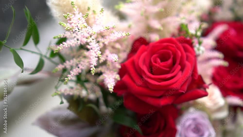 Flowers wedding ceremony outdoor decoration