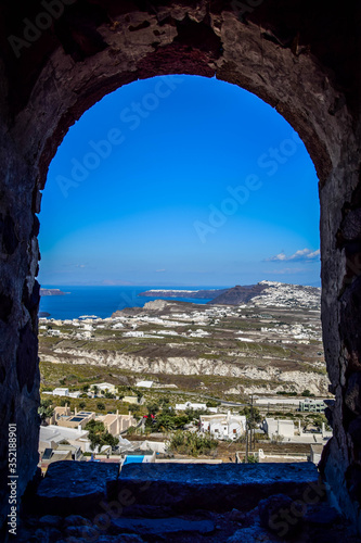 Obraz na plátně Santorini Island in Greece